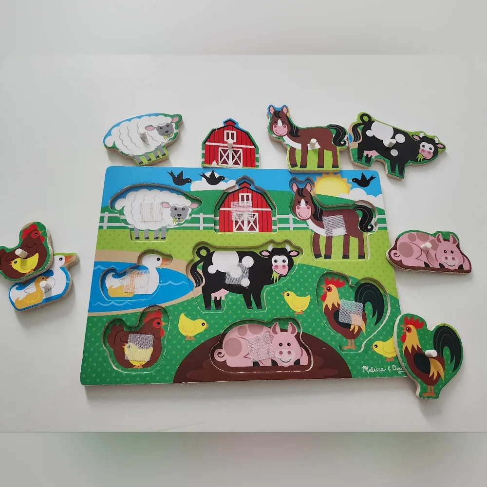 Melissa‎ & Doug, Cocomelon, Clock Baby Toddler Puzzle Bundle - 3 Puzzles
